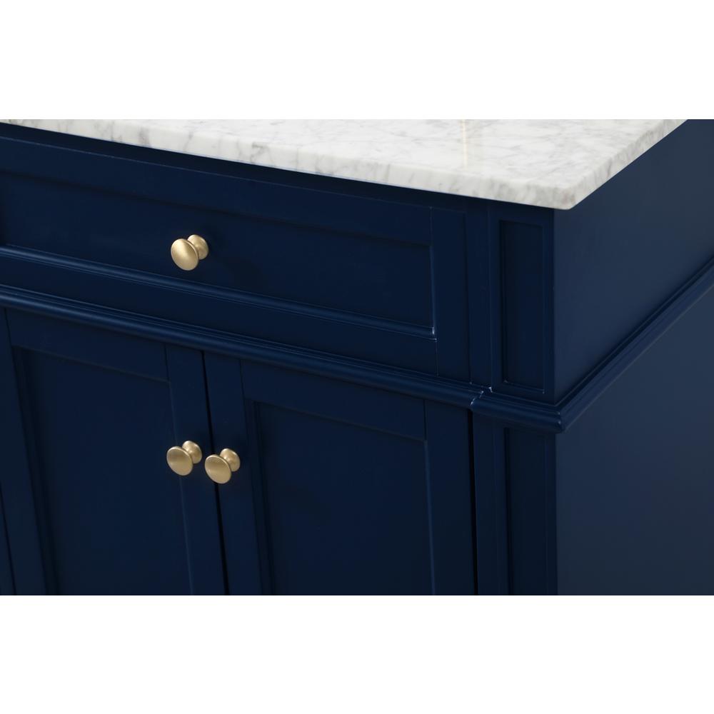 60 inch double bathroom vanity in blue. Picture 10