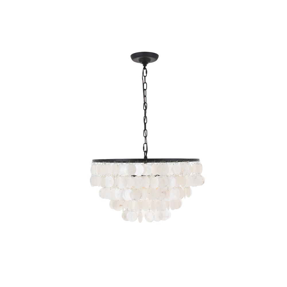 Selene 4 light Black Pendant. Picture 4