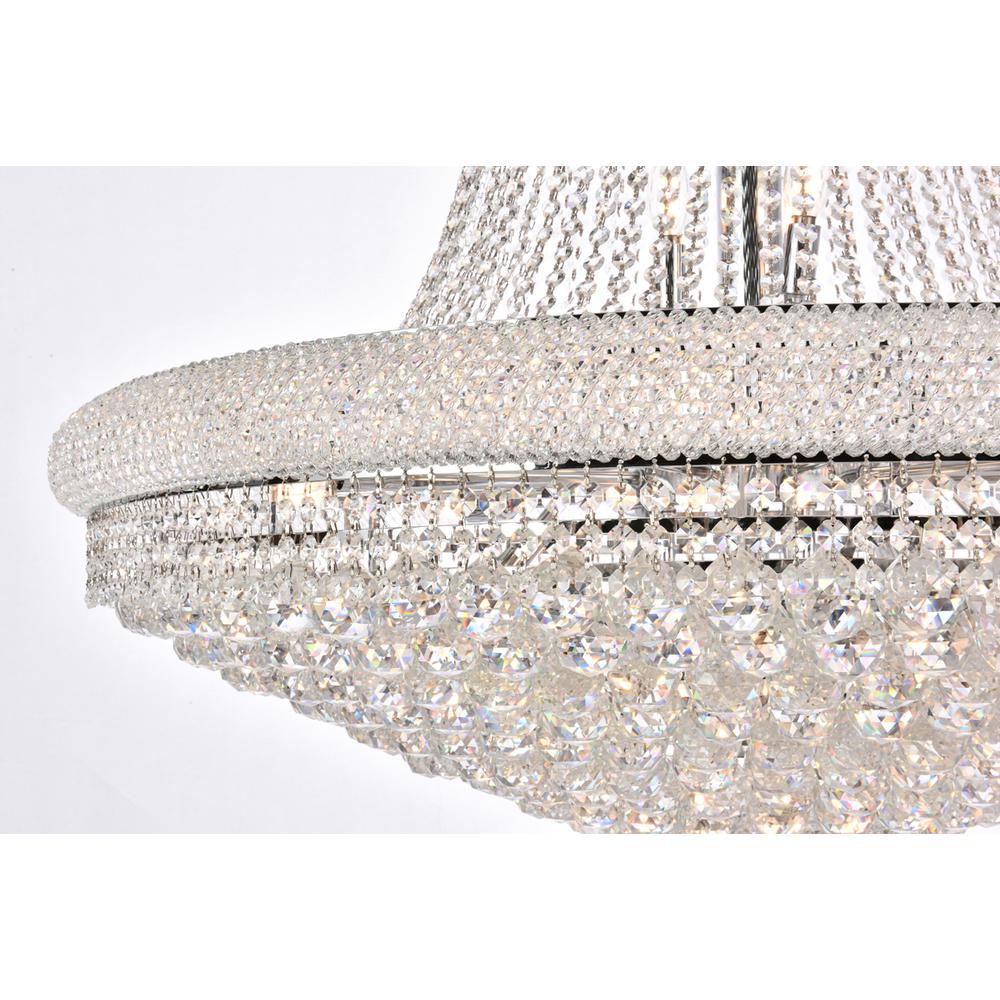 Primo 38 light Chrome Chandelier Clear Royal Cut Crystal. Picture 5