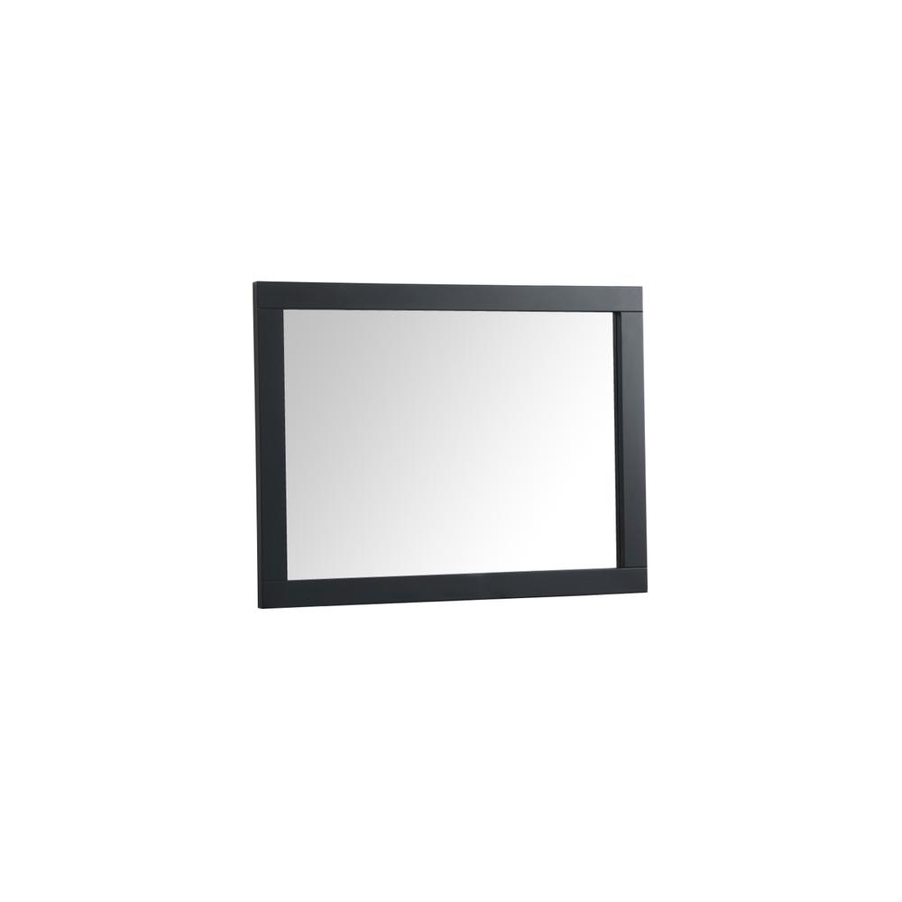Aqua vanity mirror 24x32 inch in black. Picture 7