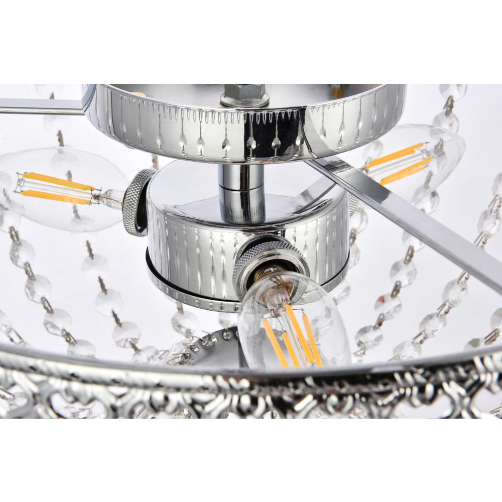 Kylie 14 inch flush mount in chrome. Picture 5