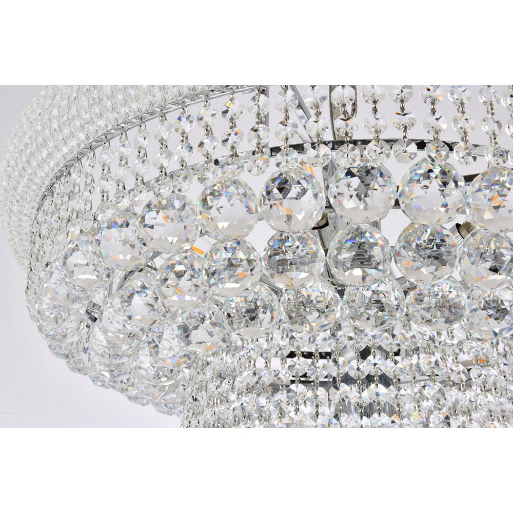 Primo 28 light Chrome Chandelier Clear Royal Cut Crystal. Picture 4