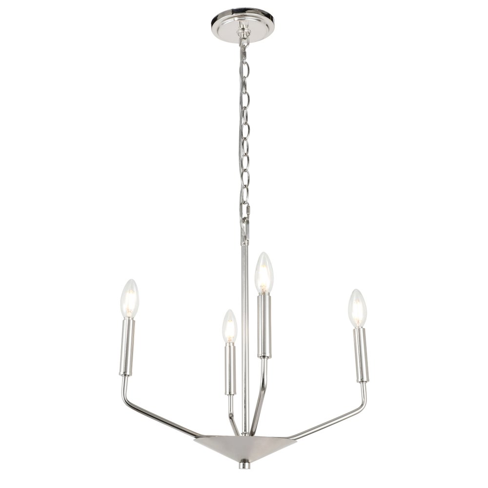 Enzo 4 Light Chrome Pendant. Picture 6