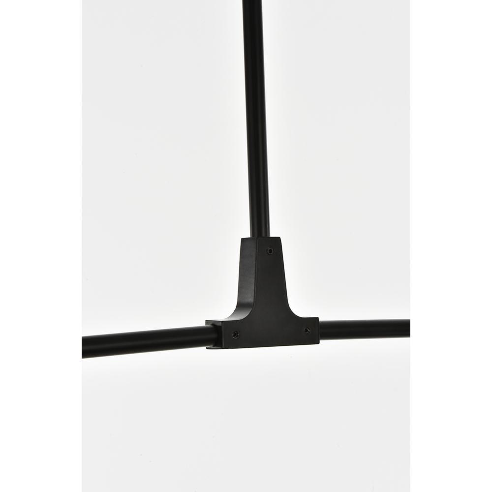 Cavoli 74 inch Chandelier in Black. Picture 6