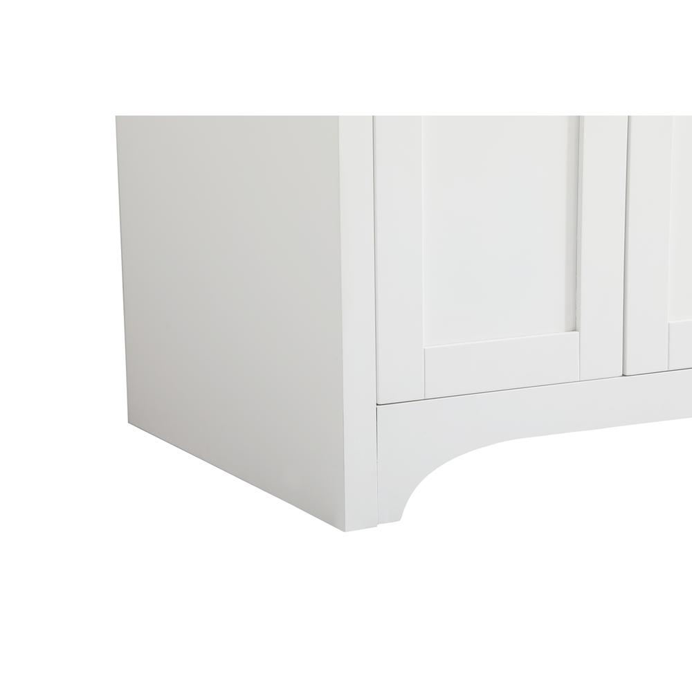 48 inch Single Bathroom Vanity in White. Picture 12
