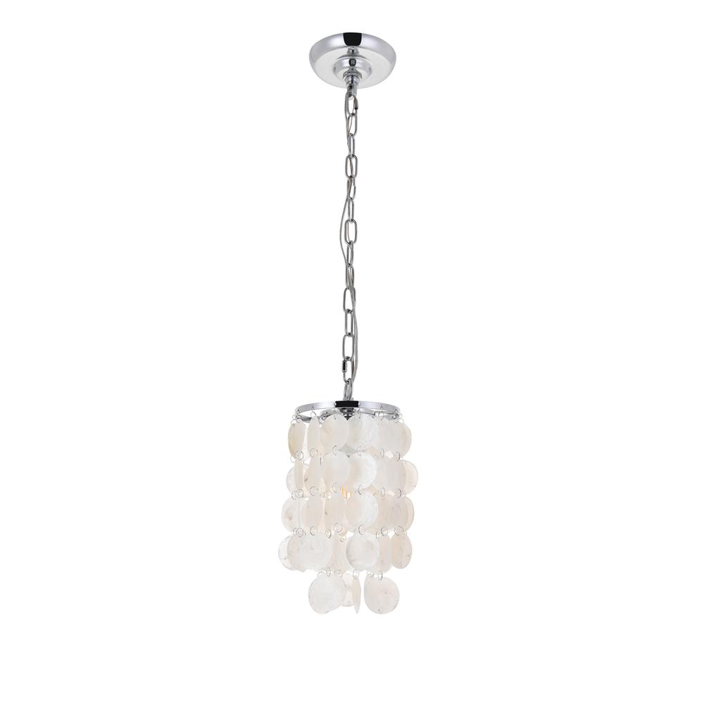 Selene 1 light Chrome Pendant. Picture 2