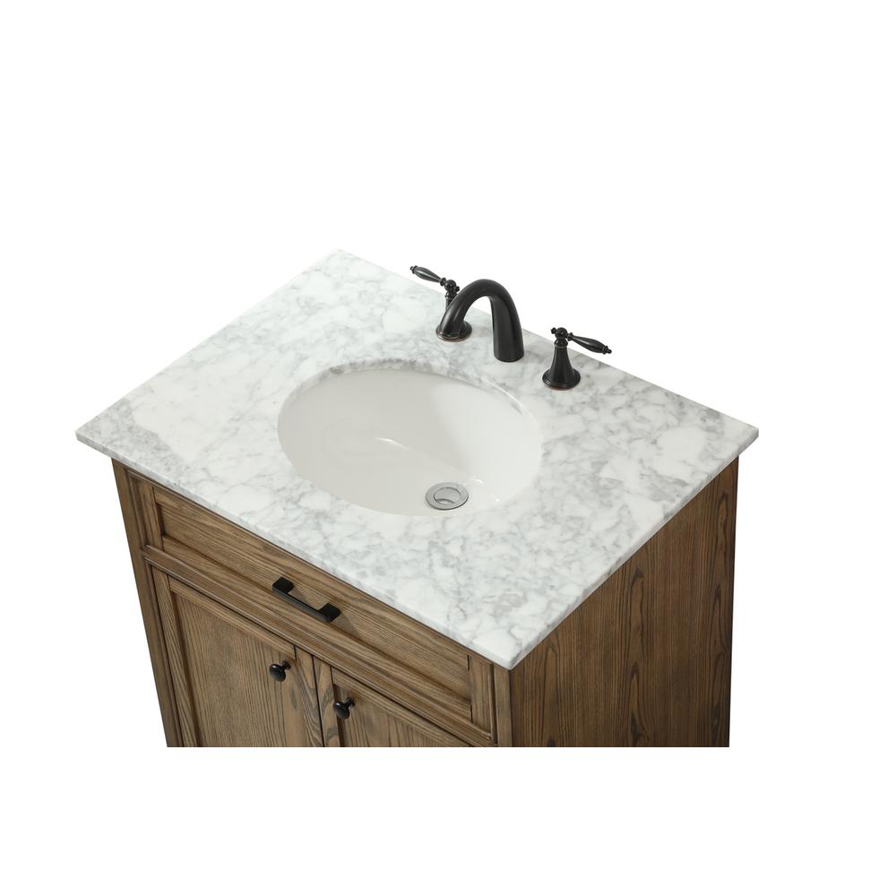 30 inch Single bathroom vanity in driftwood. Picture 10