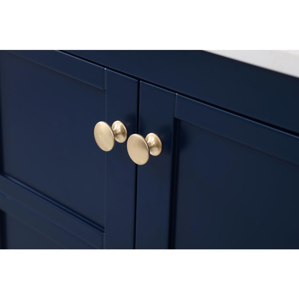 60 inch Single Bathroom Vanity in Blue. Picture 12