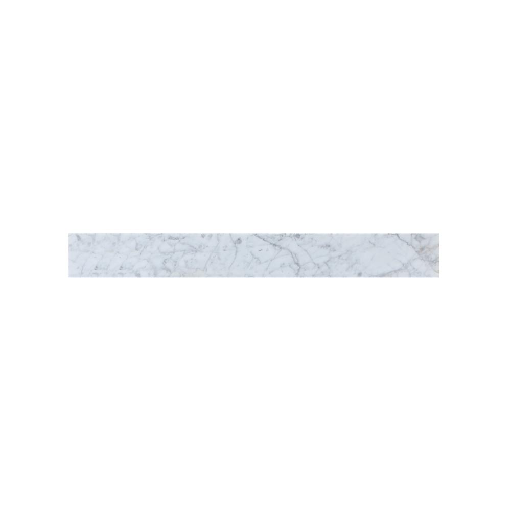 32 inch backsplash in carrara white. Picture 1