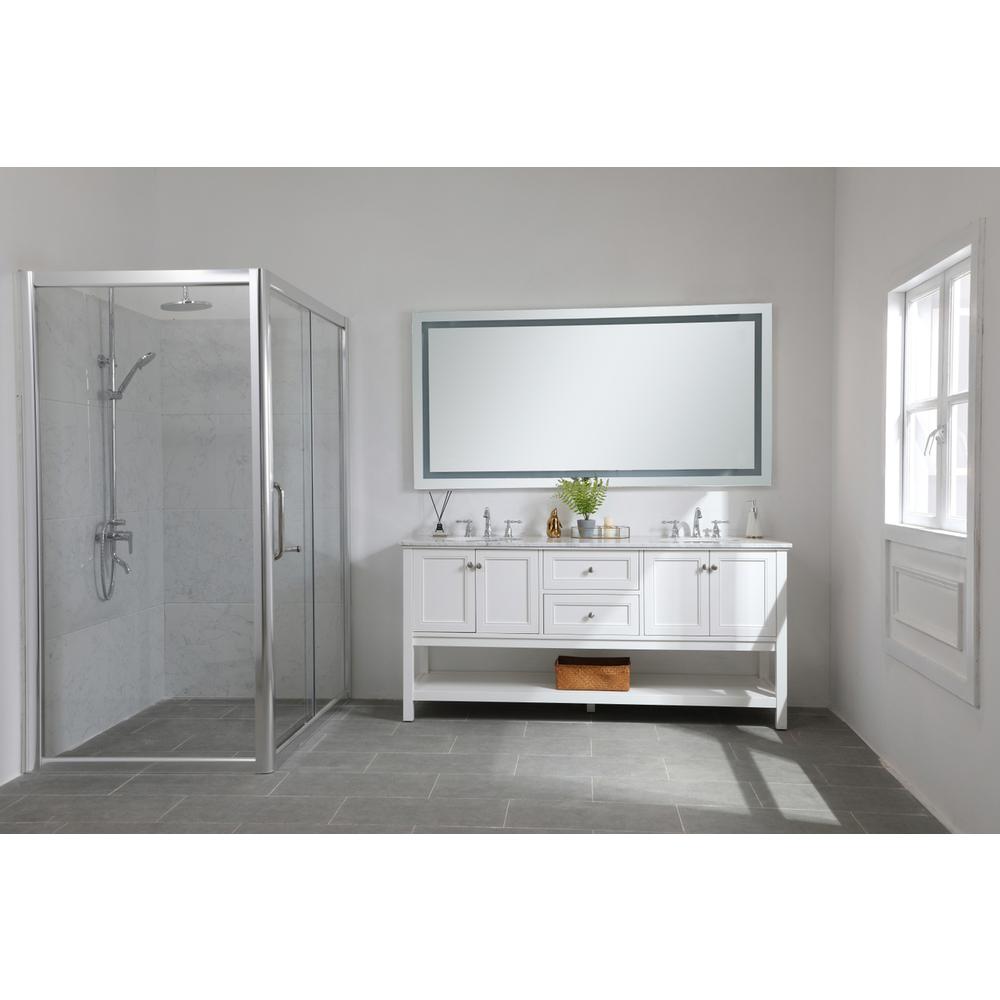 Hardwired LED Mirror W36 x H72 Dimmable 5000K. Picture 6