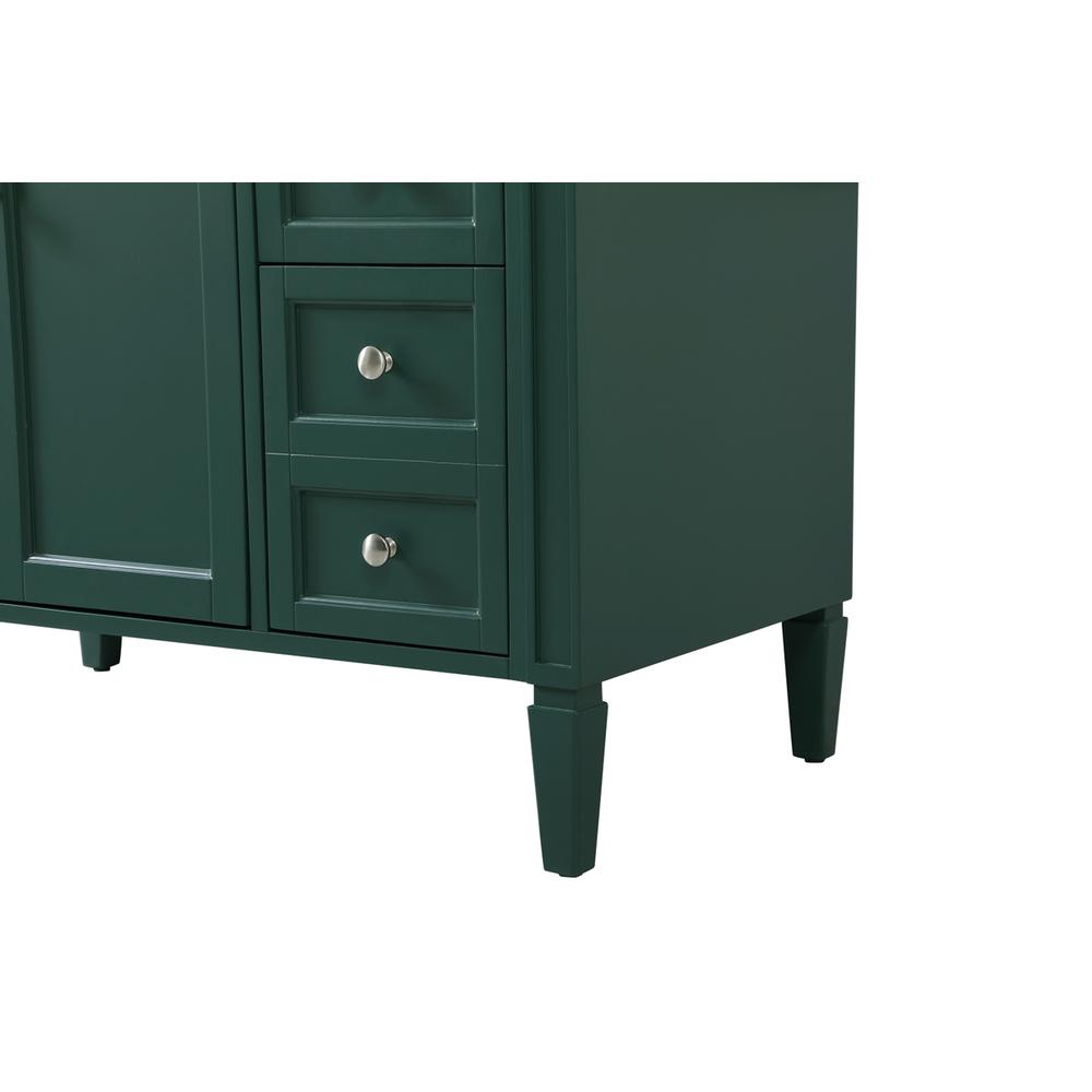 42 inch Single bathroom vanity in green. Picture 13