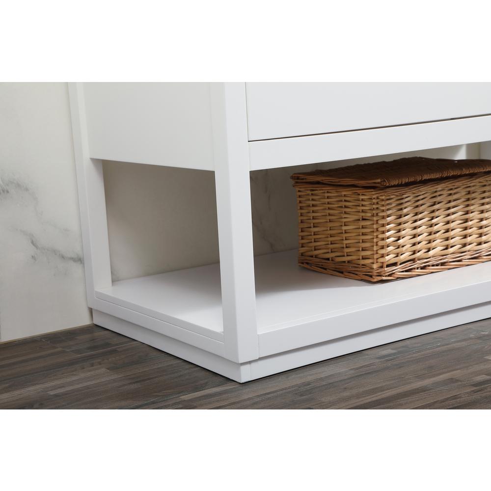 48 inch Single bathroom vanity in white. Picture 6
