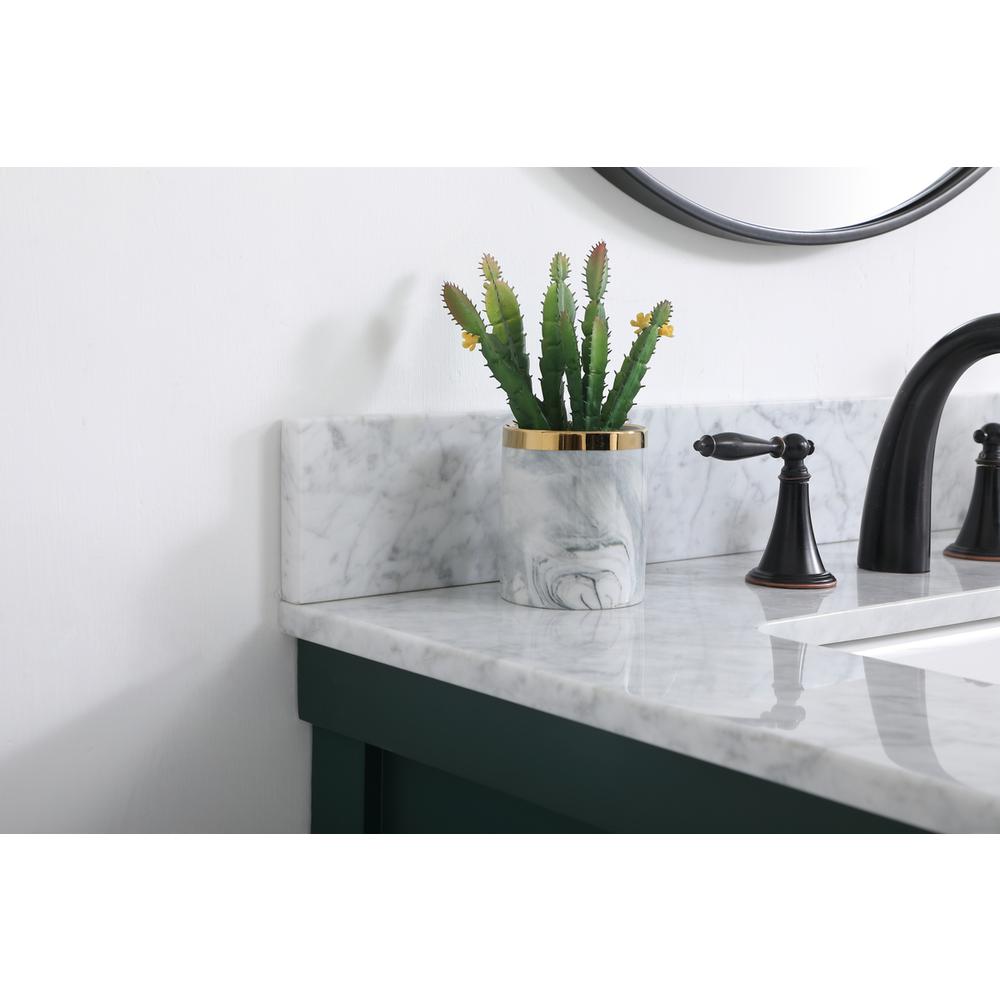 30 inch Single bathroom vanity in green with backsplash. Picture 5