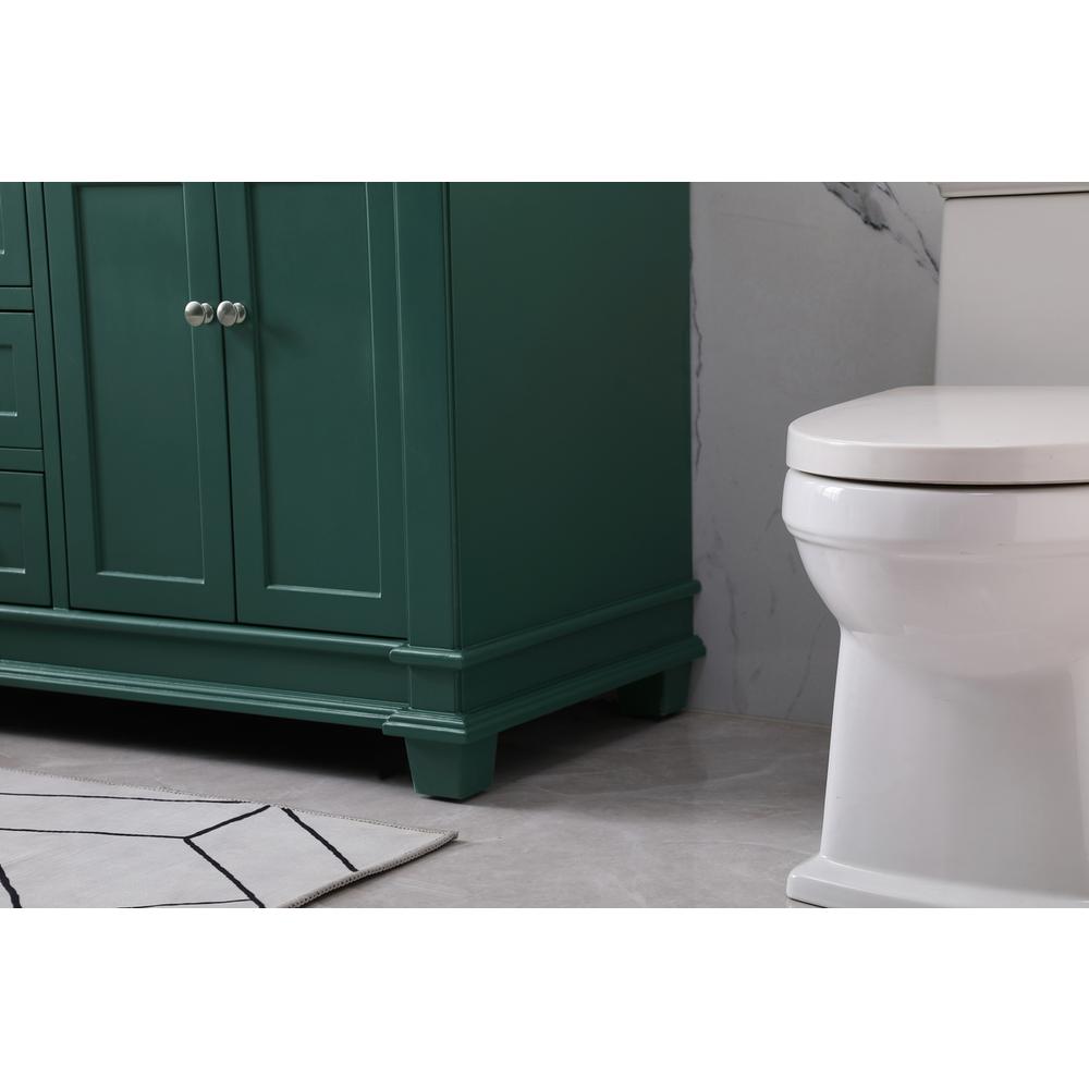 60 inch double bathroom vanity set in black. Picture 6