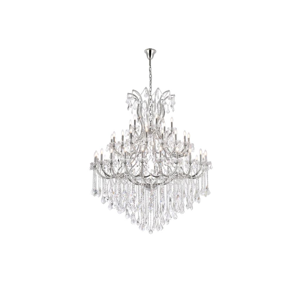 Maria Theresa 49 light Chrome Chandelier Clear Royal Cut Crystal. Picture 1