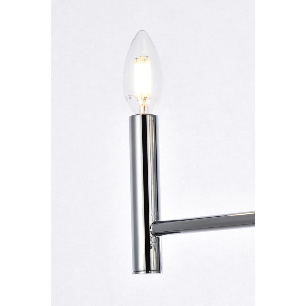 Carmella 6 lights pendant in chrome. Picture 4