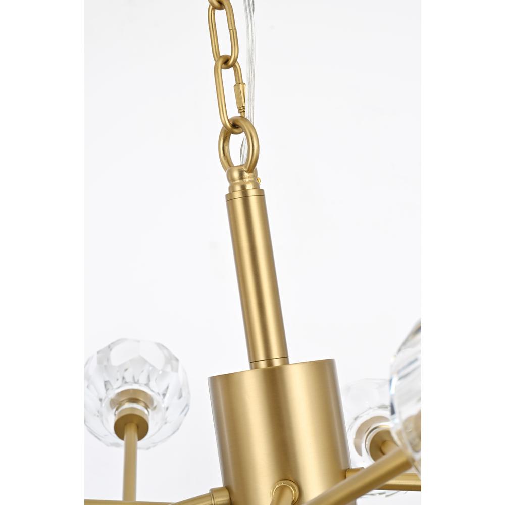Graham 15 Light Pendant in Gold. Picture 4