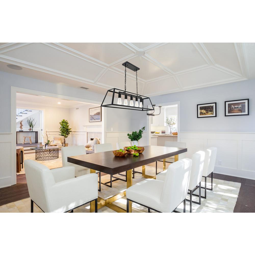 Resolute 5 light black Pendant. Picture 12