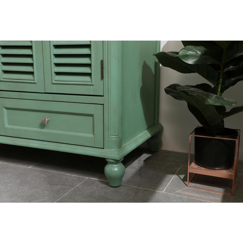 48 inch Single Bathroom Vanity in Vintage Mint. Picture 5