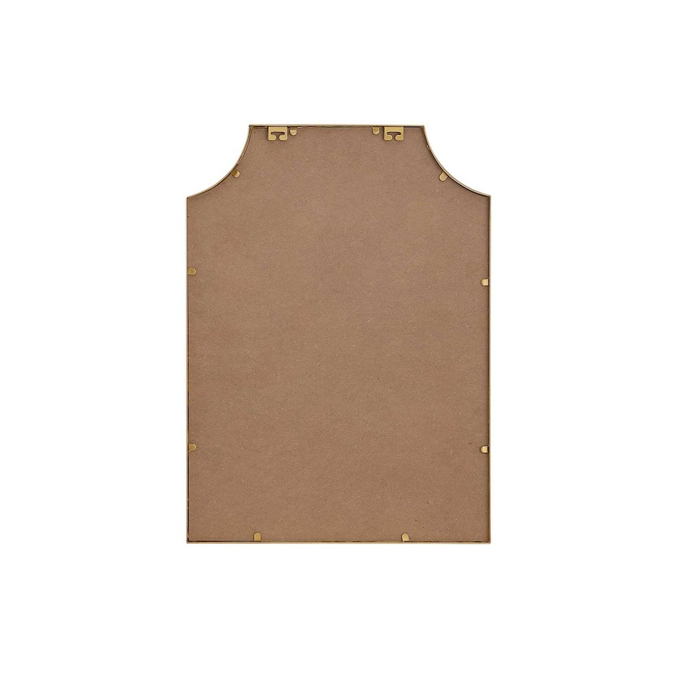 Notched Metal Mirror 22x30 inch in Brass. Picture 5