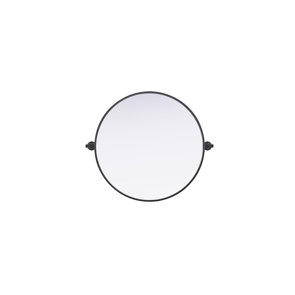 Amoura 24X24 Pivot Mirror In Black. Picture 1