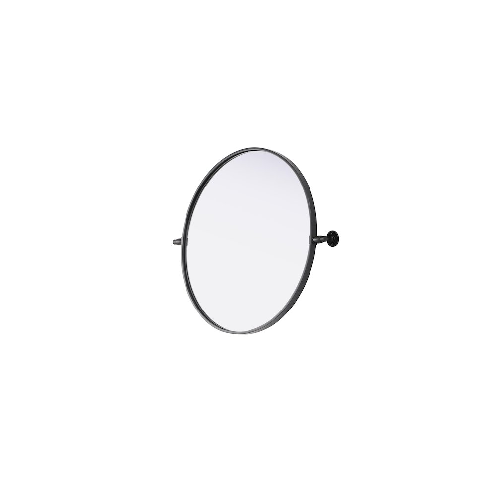 Amoura 24X24 Pivot Mirror In Black. Picture 6