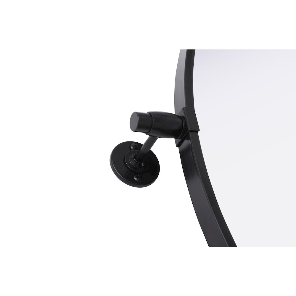 Amoura 24X24 Pivot Mirror In Black. Picture 7
