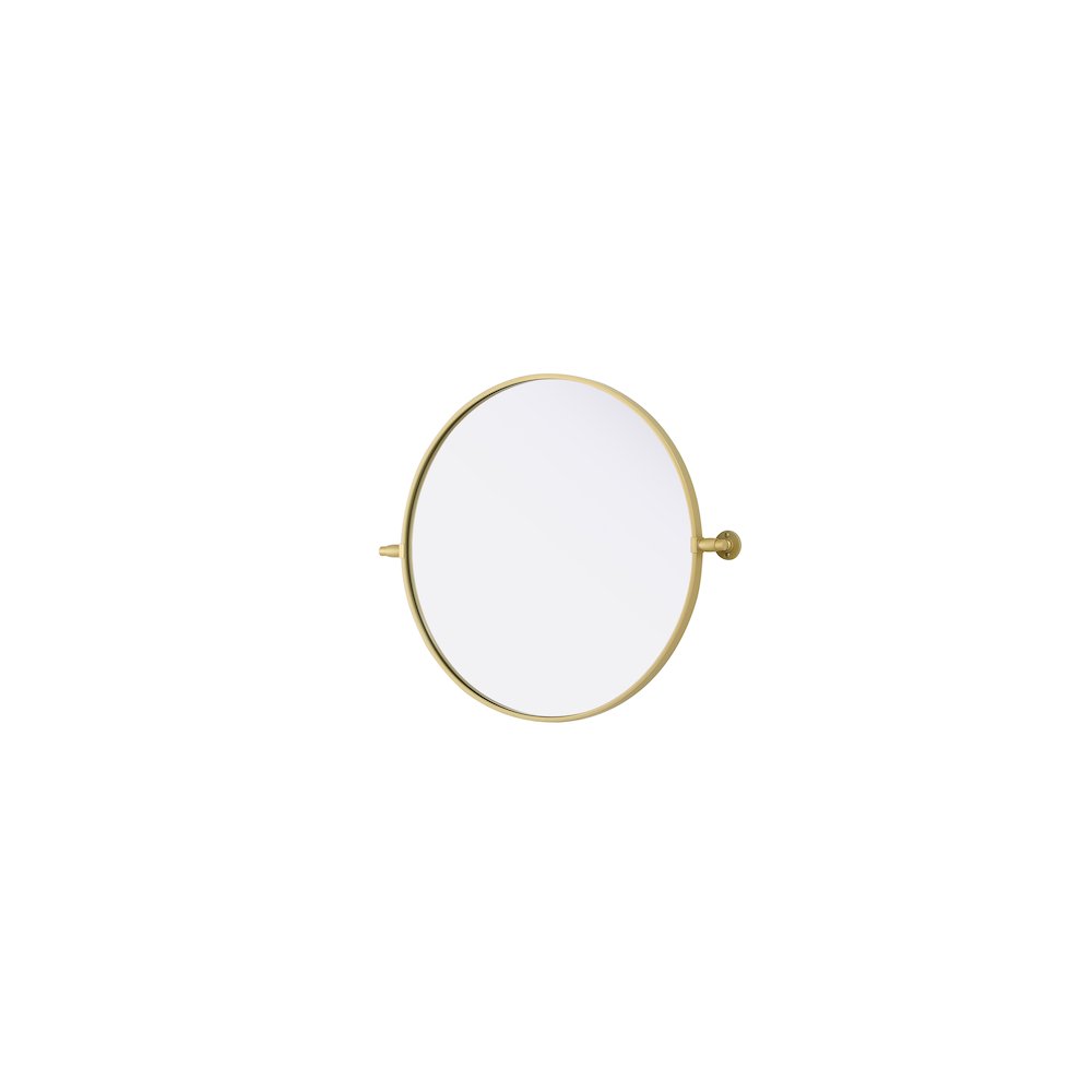 Amoura 24X24 Pivot Mirror In Brass. Picture 4