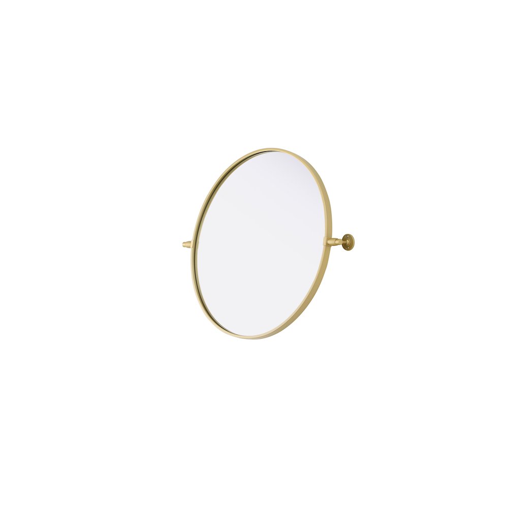 Amoura 24X24 Pivot Mirror In Brass. Picture 6