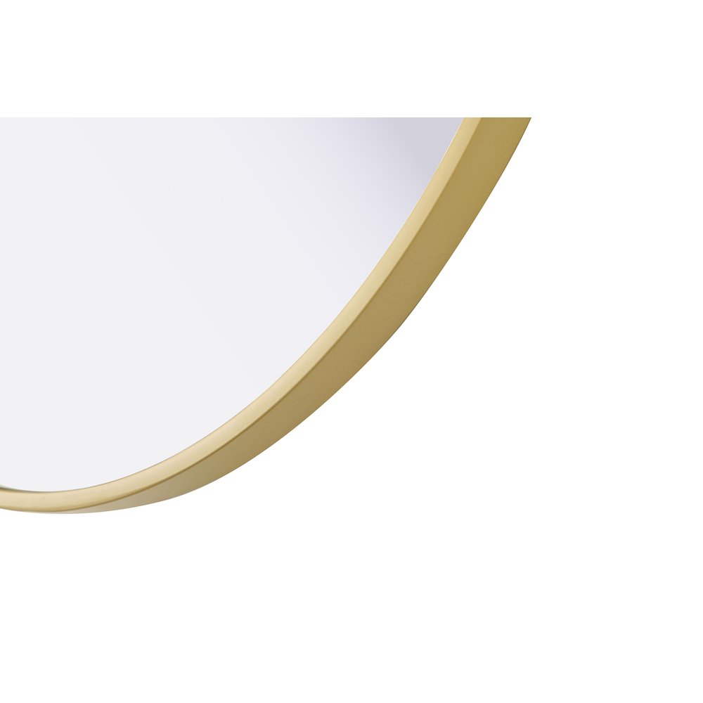 Amoura 24X24 Pivot Mirror In Brass. Picture 7