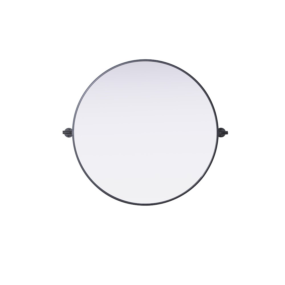Amoura 30X30 Pivot Mirror In Black. Picture 1