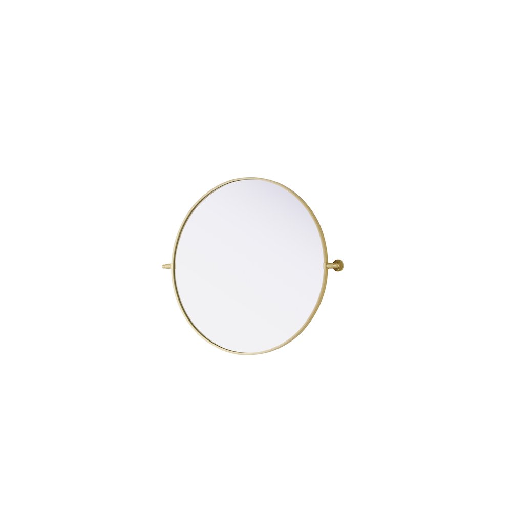 Amoura 30X30 Pivot Mirror In Brass. Picture 4