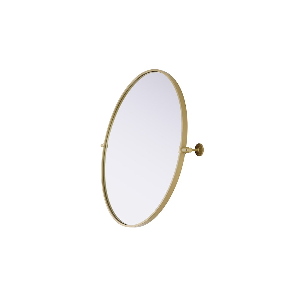 Amoura 30X30 Pivot Mirror In Brass. Picture 6