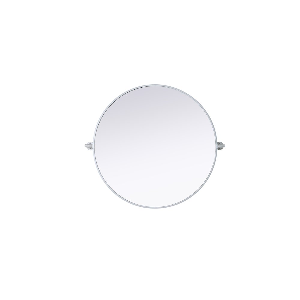 Amoura 30X30 Pivot Mirror In Silver. Picture 1