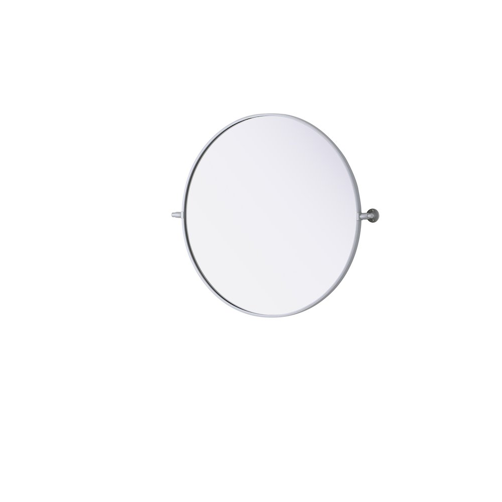 Amoura 30X30 Pivot Mirror In Silver. Picture 4