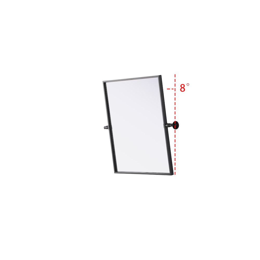 Amoura 20X24 Pivot Mirror In Black. Picture 5