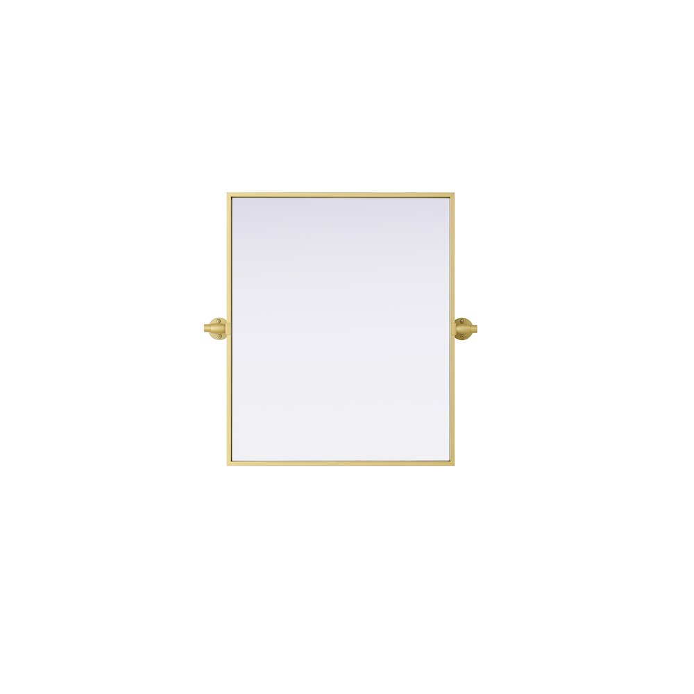 Amoura 20X24 Pivot Mirror In Brass. Picture 1