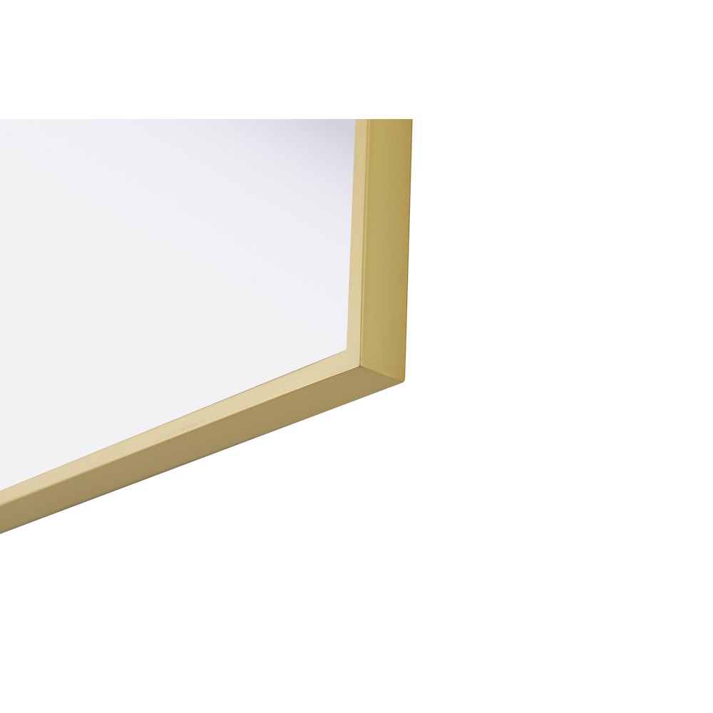 Amoura 20X24 Pivot Mirror In Brass. Picture 14