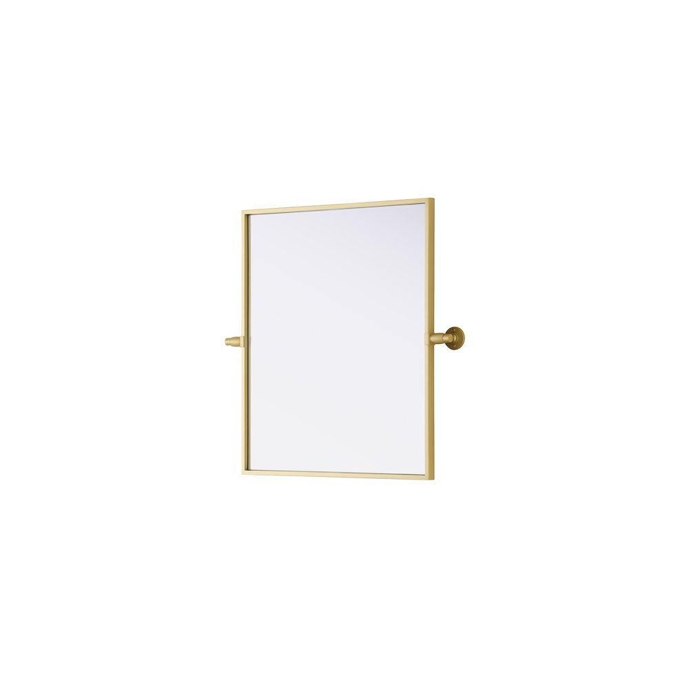 Amoura 20X24 Pivot Mirror In Brass. Picture 4