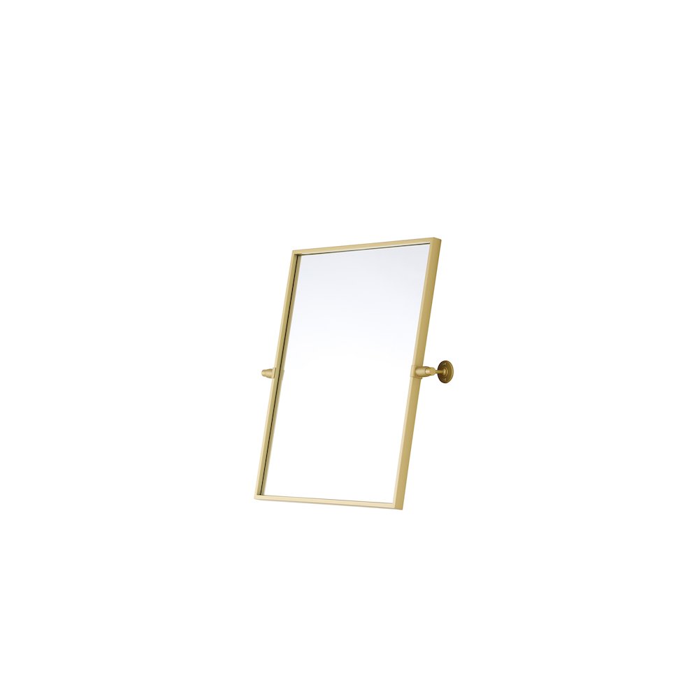 Amoura 20X24 Pivot Mirror In Brass. Picture 6