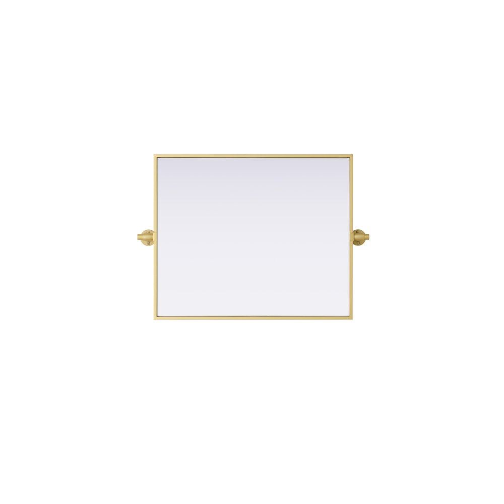 Amoura 20X24 Pivot Mirror In Brass. Picture 7