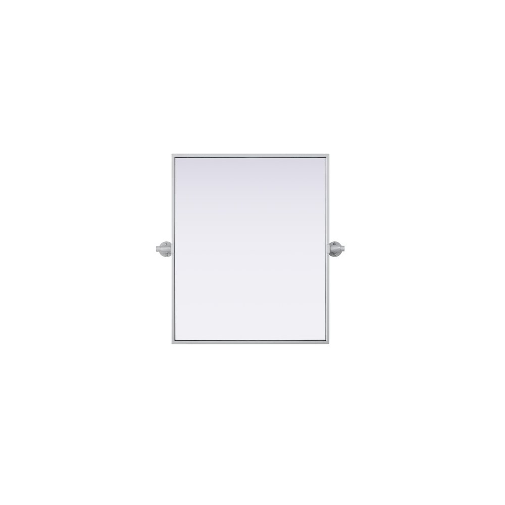 Amoura 20X24 Pivot Mirror In Silver. Picture 1