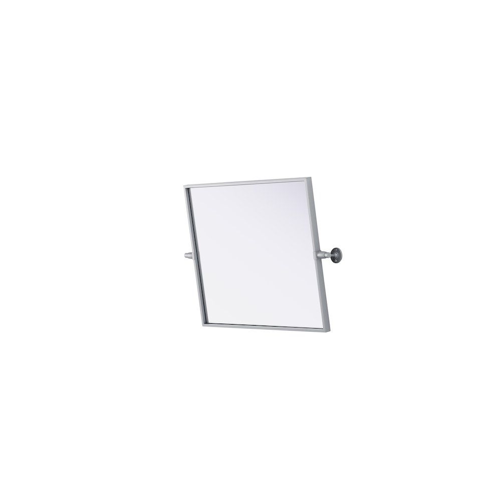 Amoura 20X24 Pivot Mirror In Silver. Picture 11