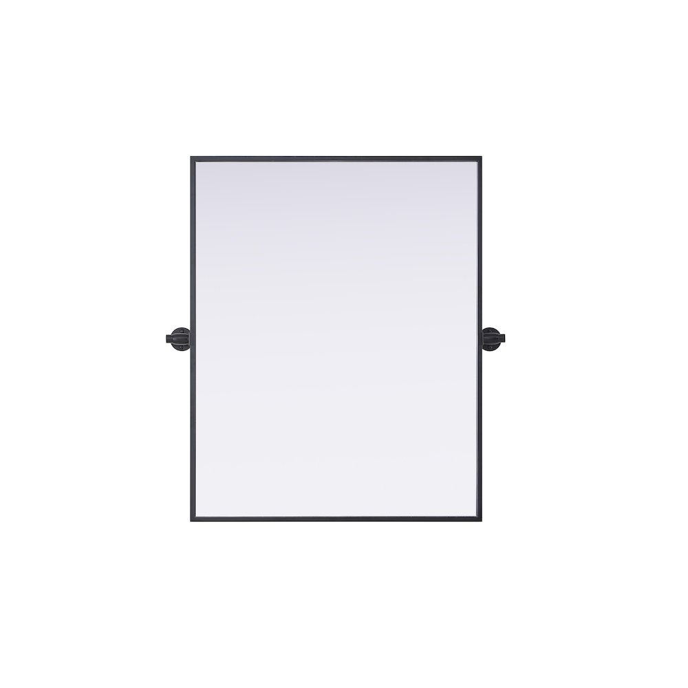 Amoura 24X30 Pivot Mirror In Black. Picture 1