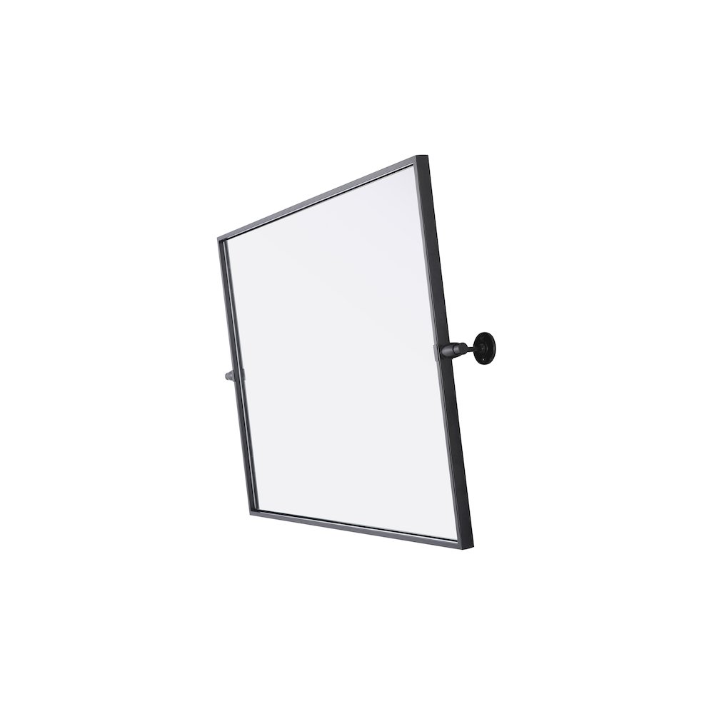 Amoura 24X30 Pivot Mirror In Black. Picture 11