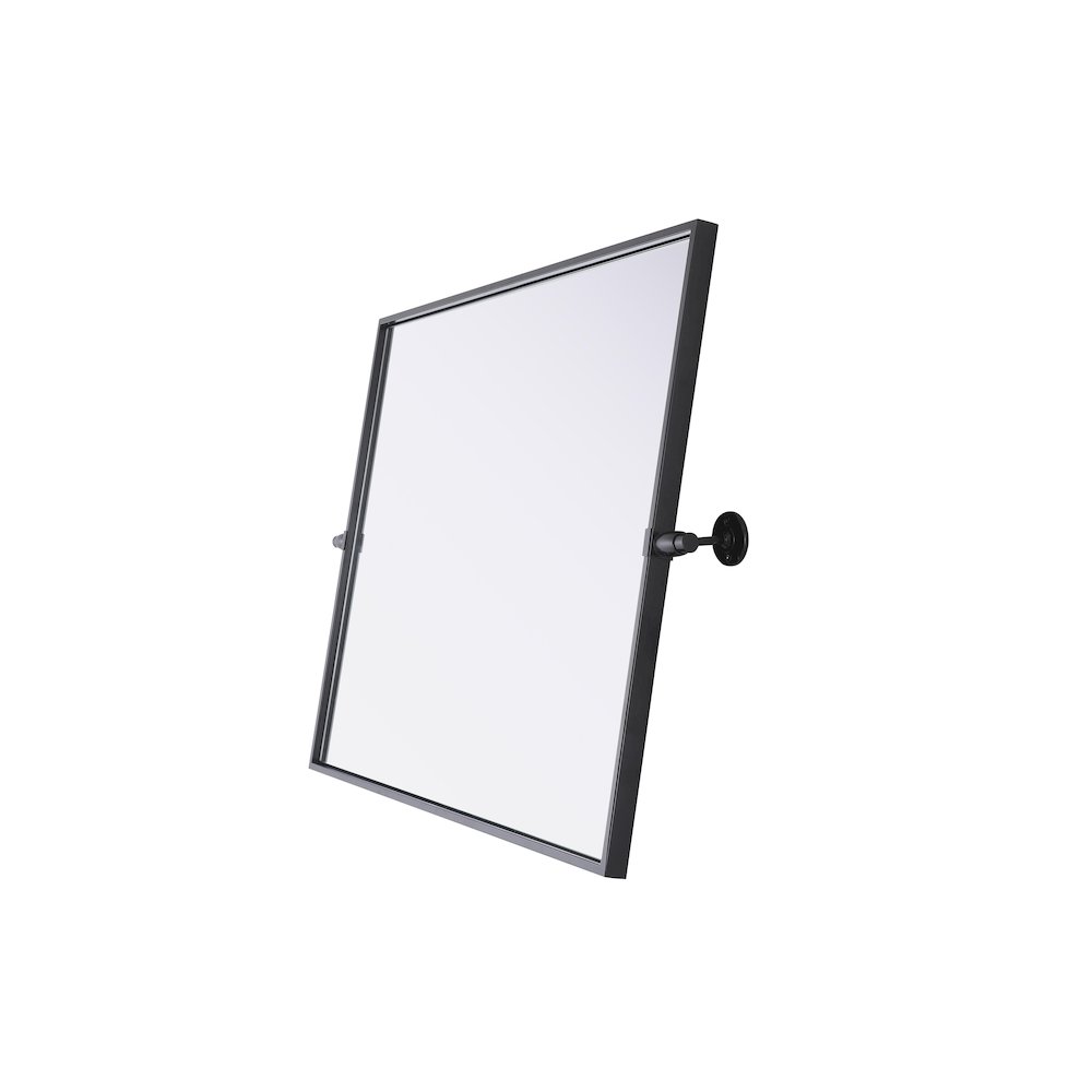 Amoura 24X30 Pivot Mirror In Black. Picture 12