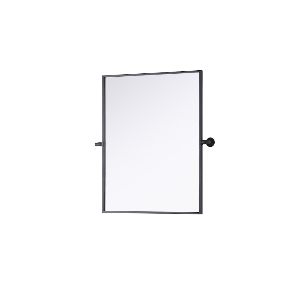 Amoura 24X30 Pivot Mirror In Black. Picture 4