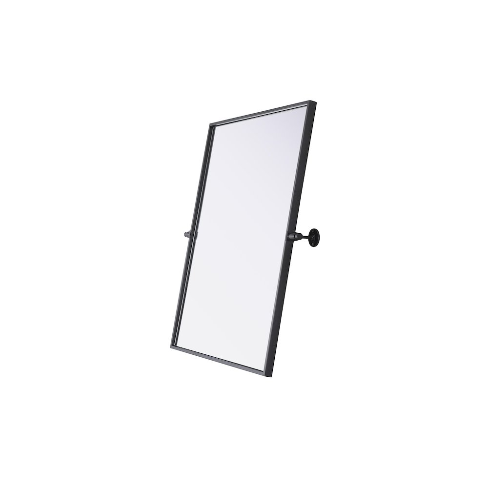 Amoura 24X30 Pivot Mirror In Black. Picture 6