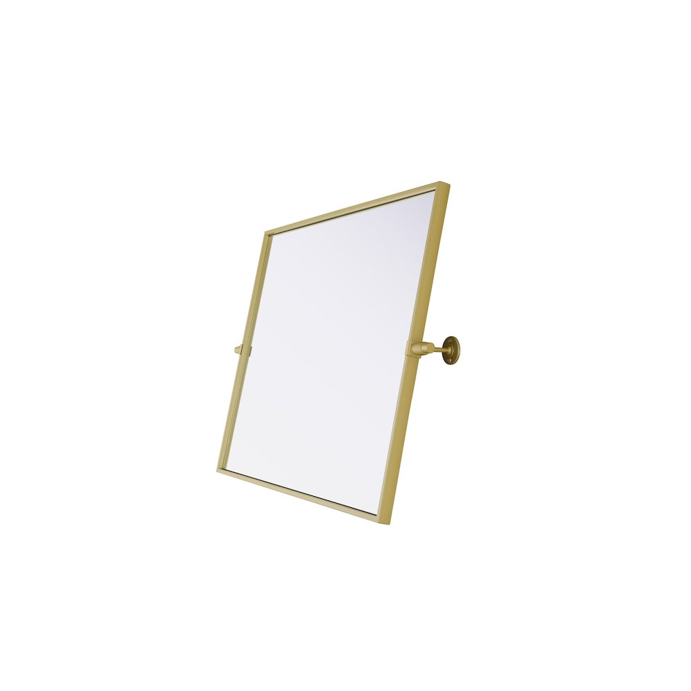 Amoura 24X30 Pivot Mirror In Brass. Picture 12