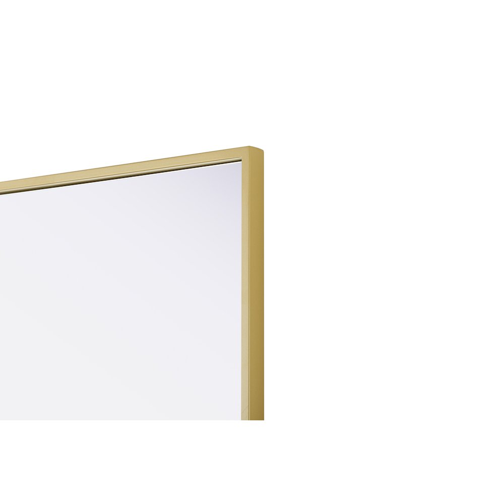 Amoura 24X30 Pivot Mirror In Brass. Picture 13